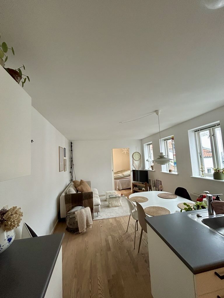 Lys 2 vær. lejlighed i centrum af byen beliggende i en rolig gård, photo 2