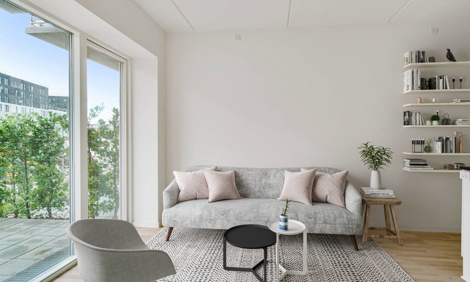 Egedal Stationsby - Skøn moderne 3-værelses med god rumfordeling, lyst køkken-alrum og gulvarme!