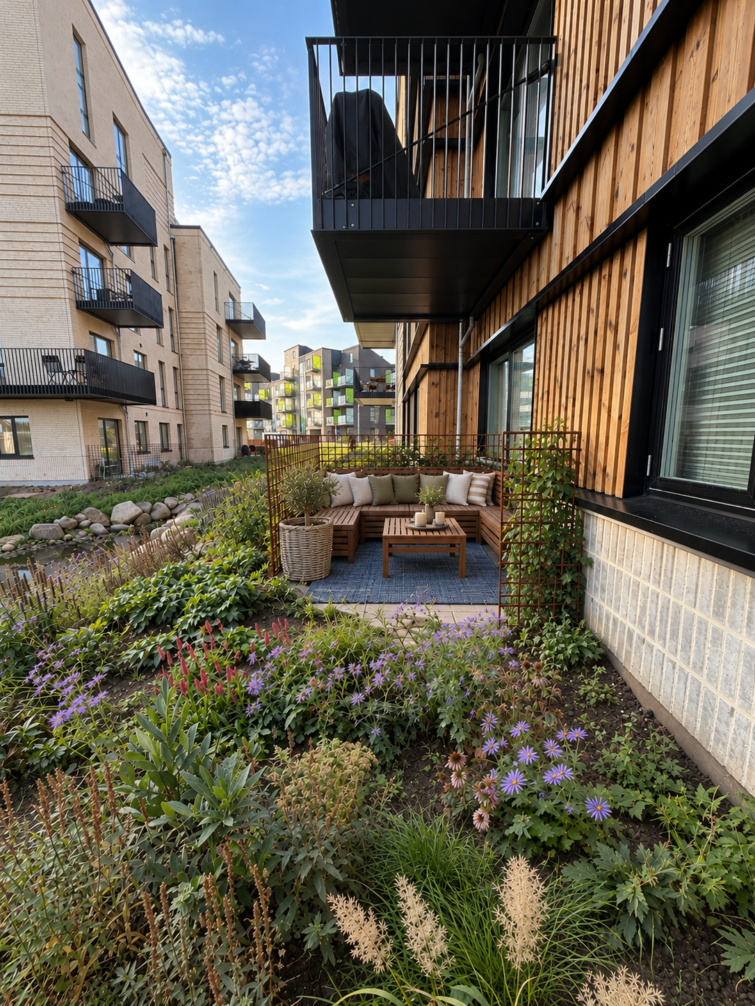 4 vær lejlighed med terrasse 