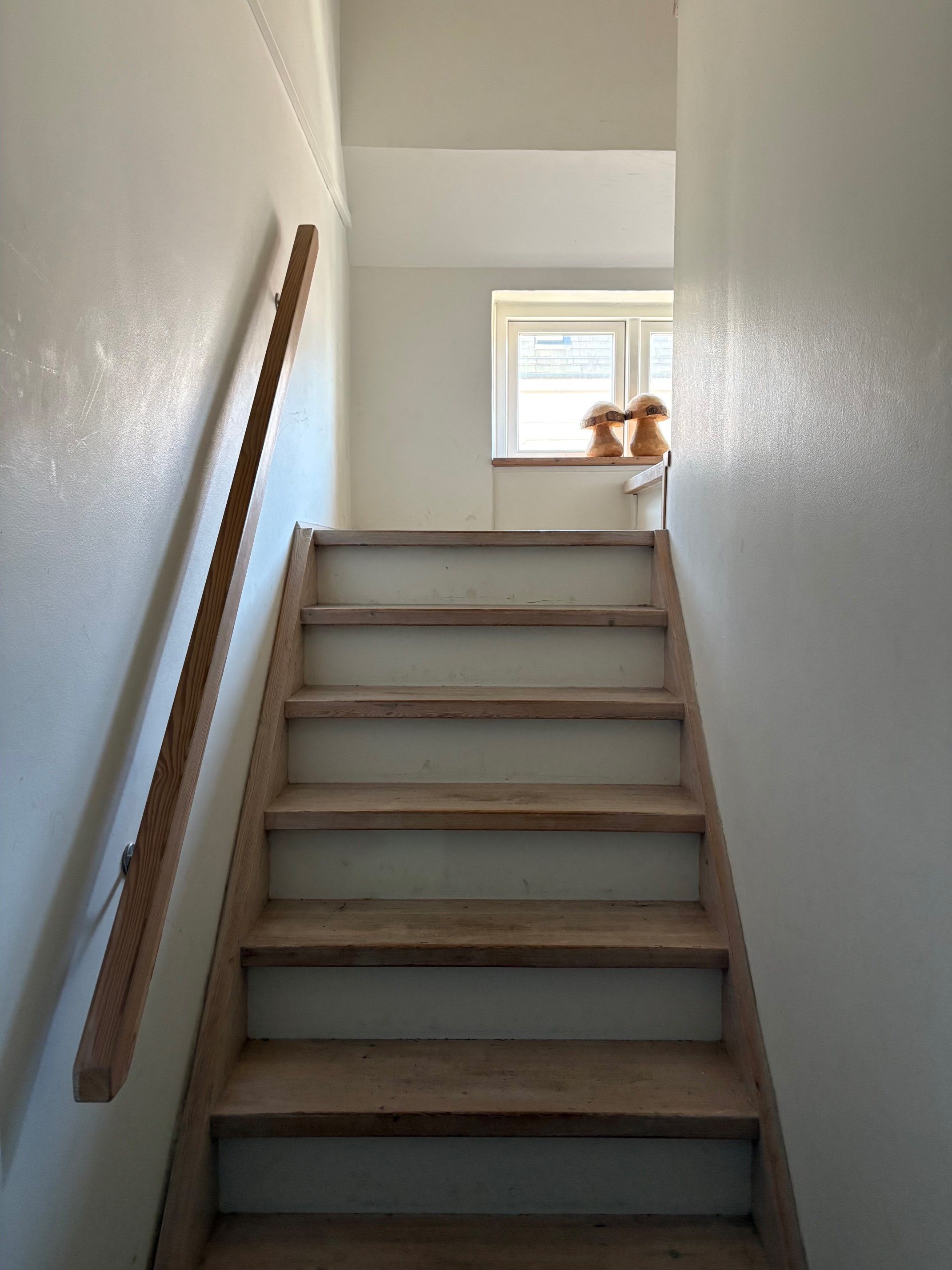 Taglejlighed med loft til kip og hems