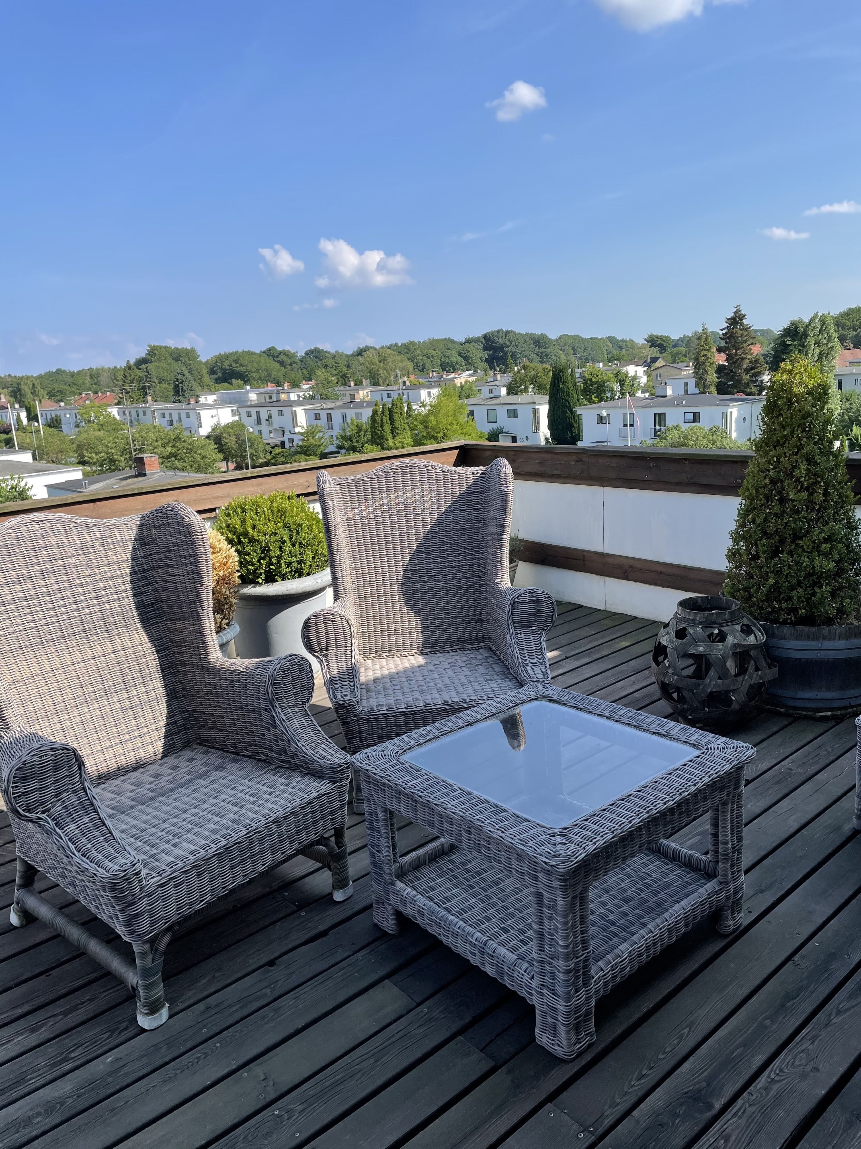 2V på 91 kvm + 80 kvm privat tagterrasse (Umøbleret)