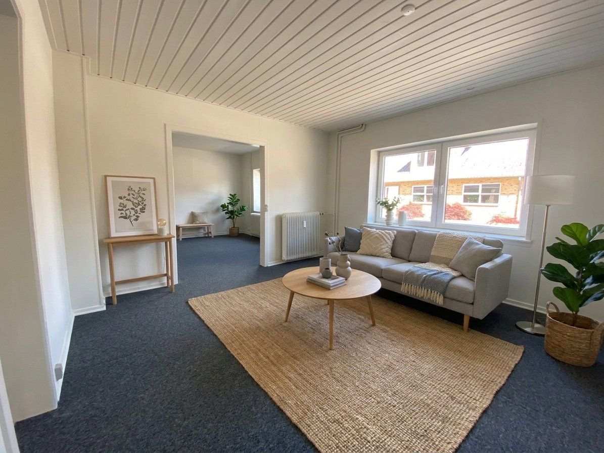 Lys 3-værelses på 73 m2 med parkering og mulighed for leje af garage