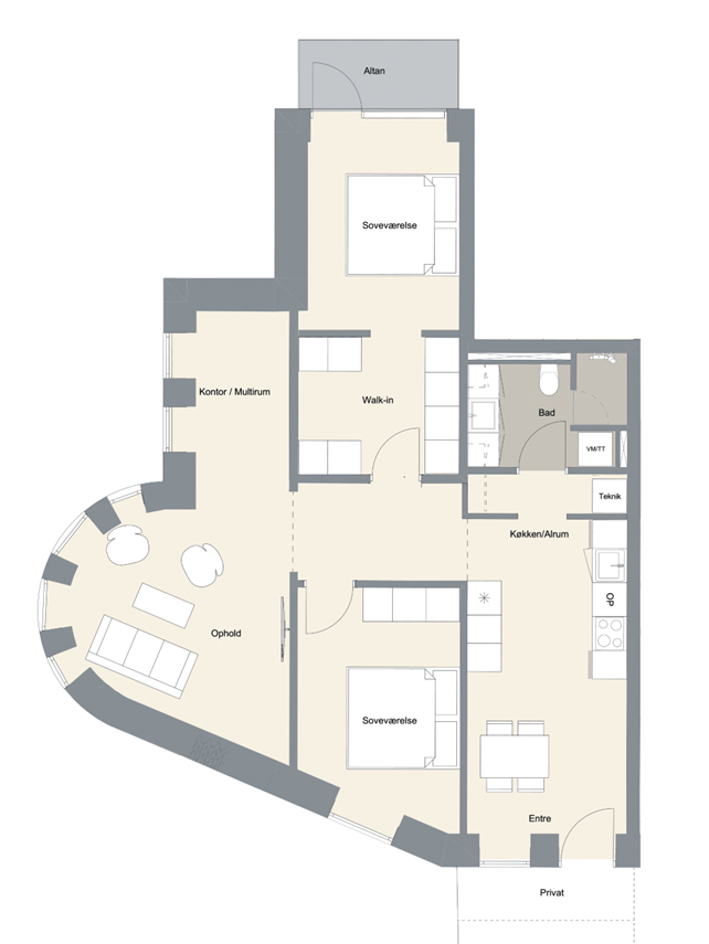 Unik penthouse