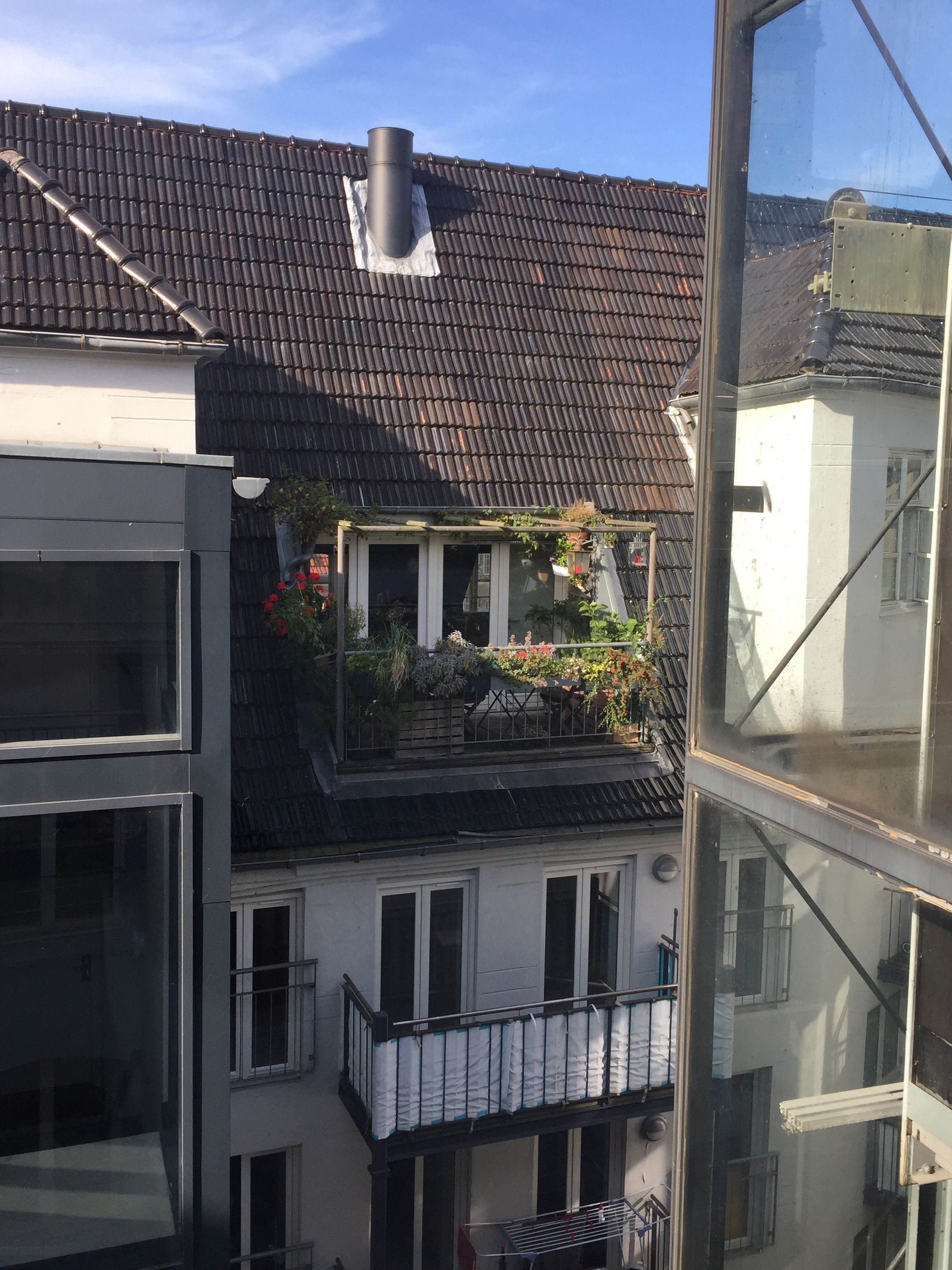 Two-bedroom apartment with a large private rooftop terrace in the heart of Copenhagen
