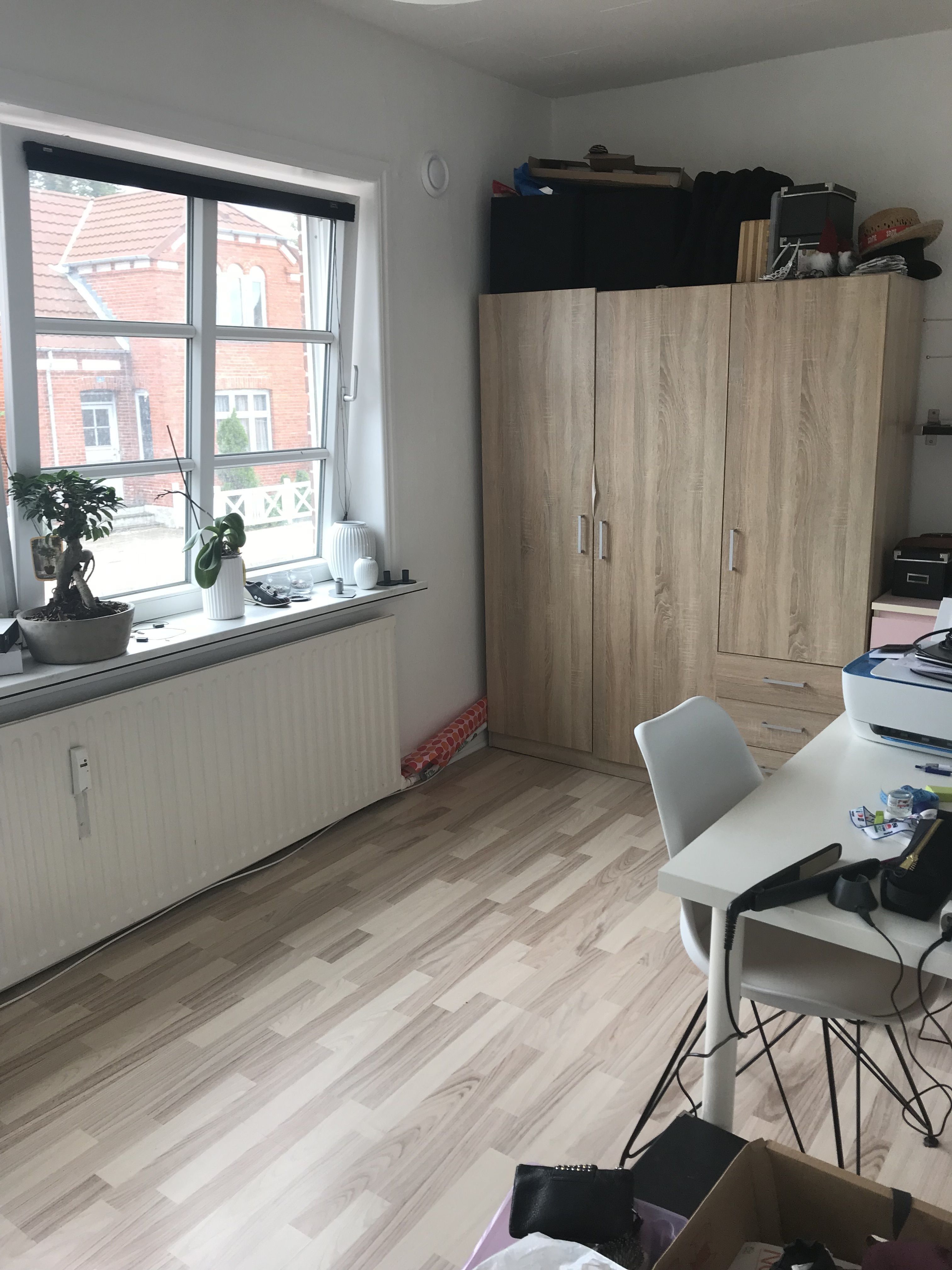 Dejlig lys 3 værelses lejlighed med fælles have ledig  Ledig nu