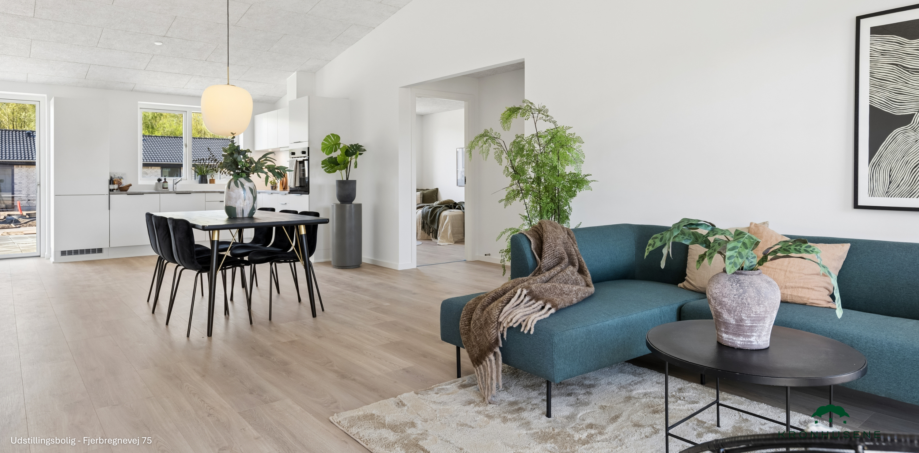 3 værelses rækkehus på Fjerbregnevej i Odense NV udlejes