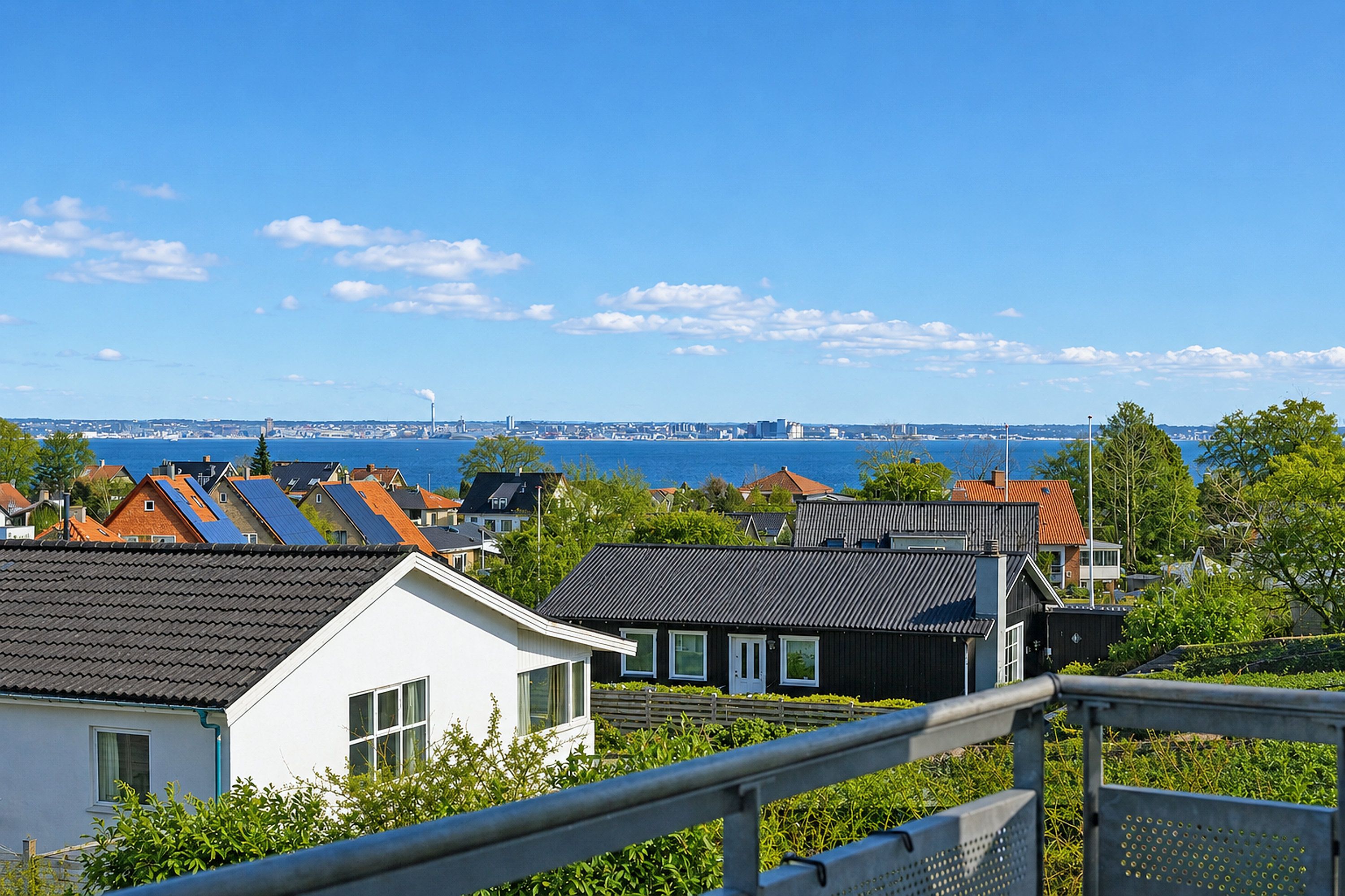 Ugeneret endelejlighed med flot udsigt