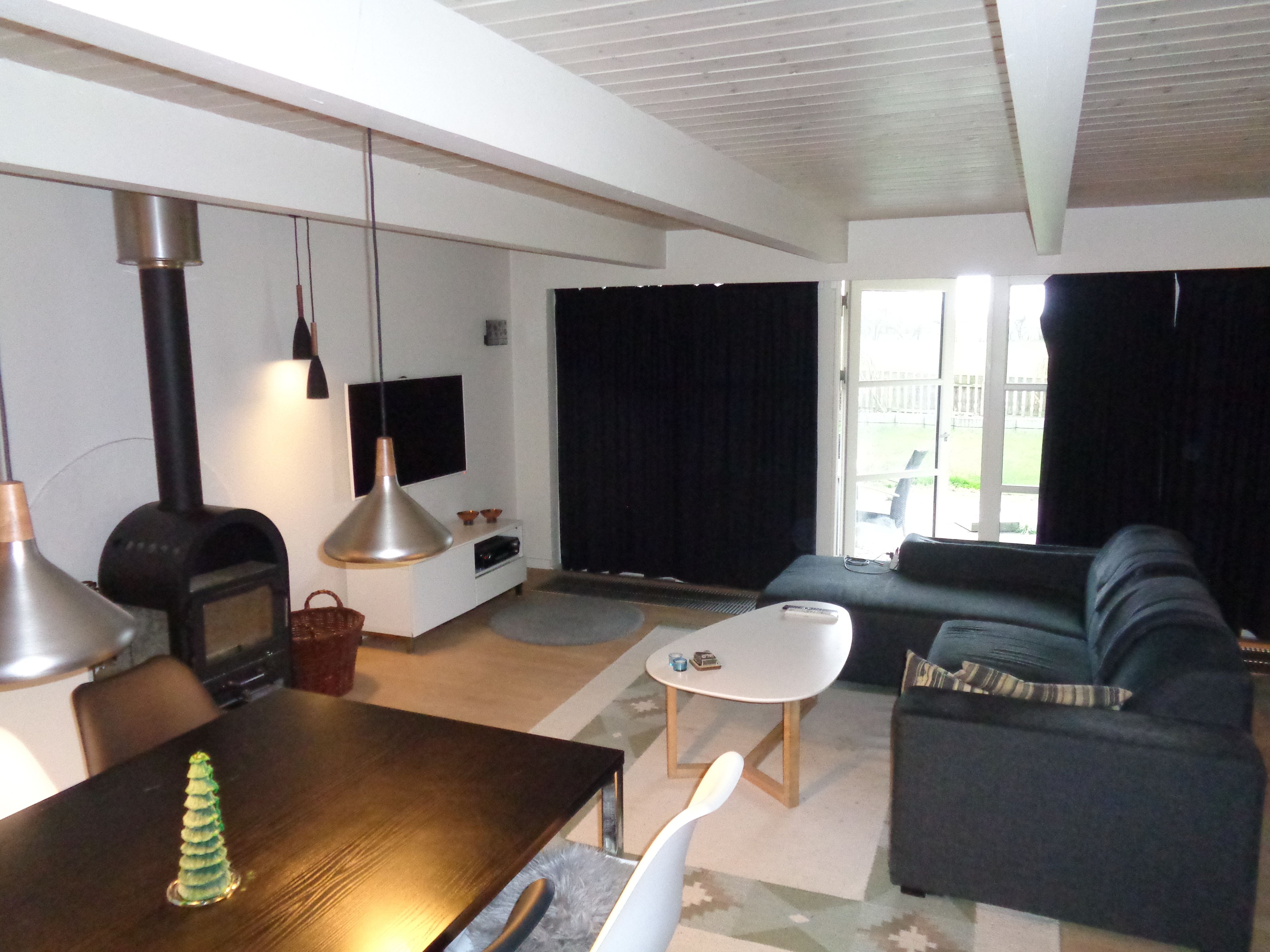 Rækkehus på landet.