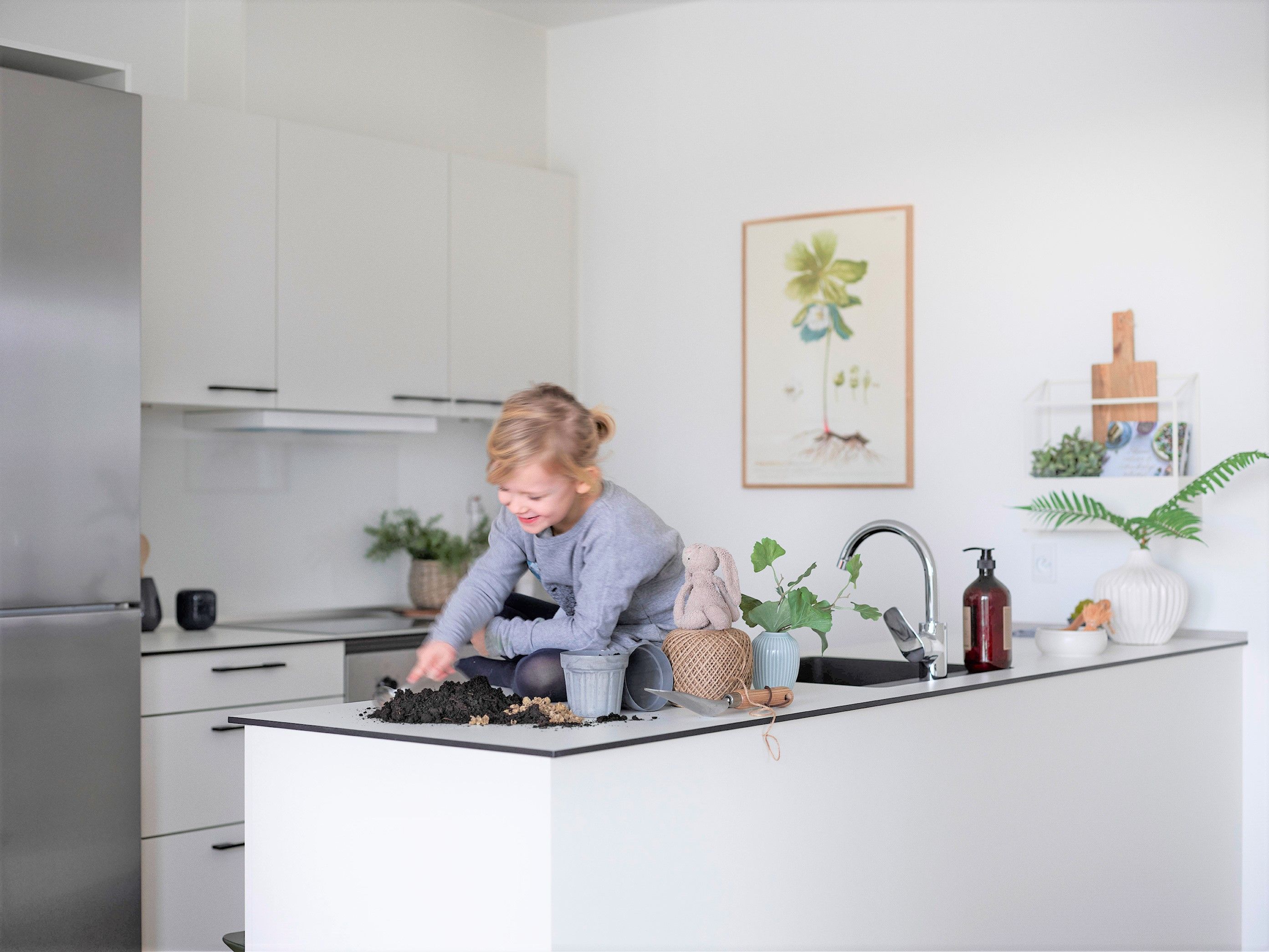 Stor 3-værelses bolig med stor vestvendt altan
