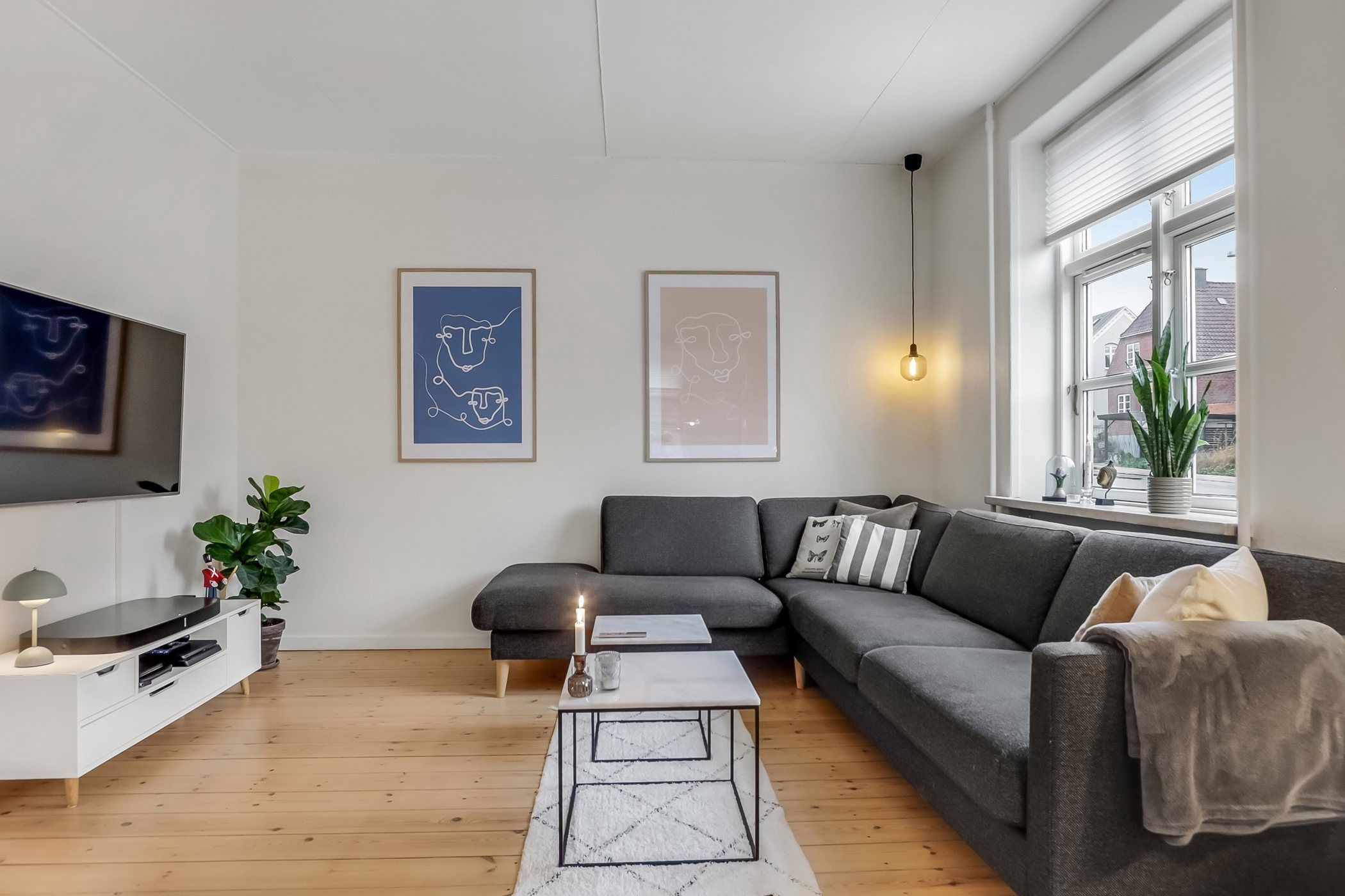Skøn lejlighed med have