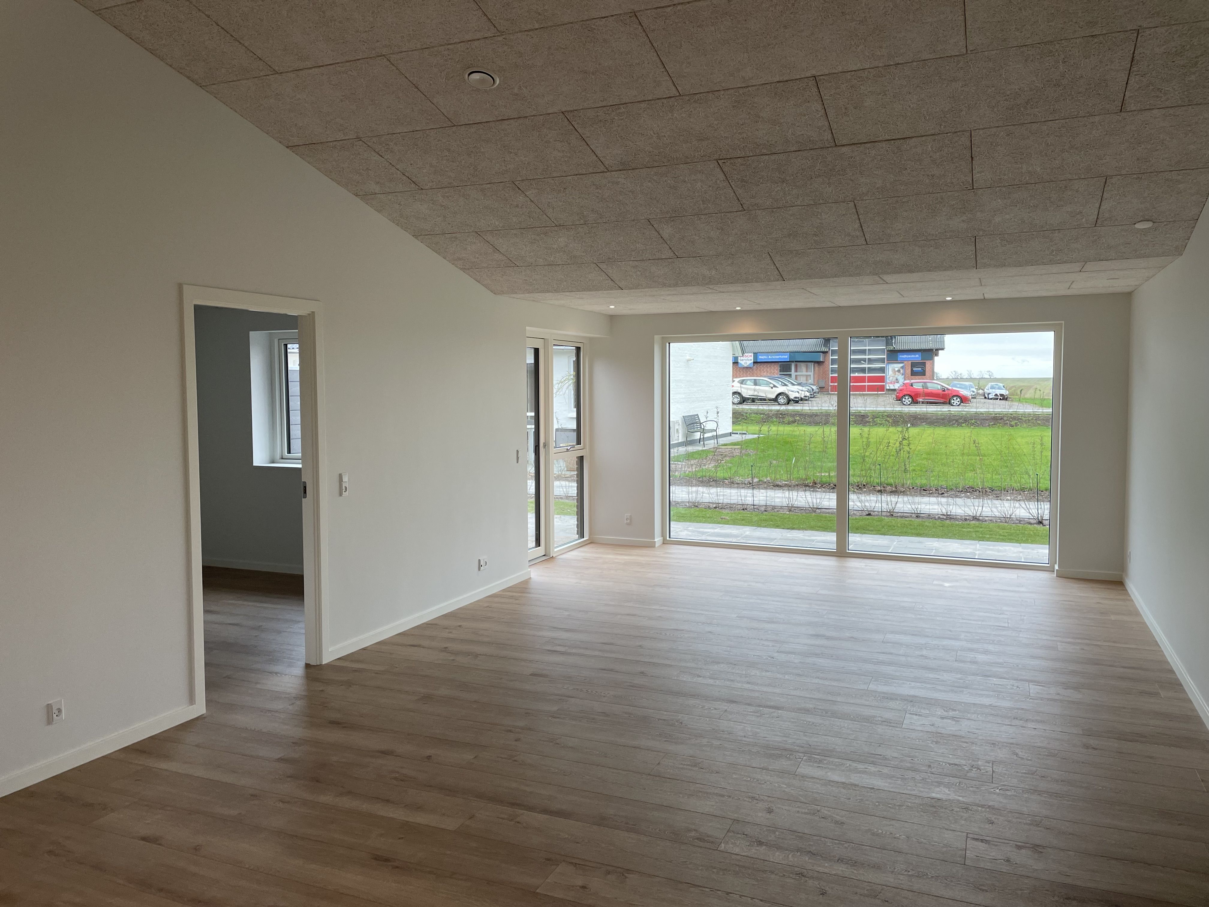 Nyopført rækkehus i Mejlby ved Randers