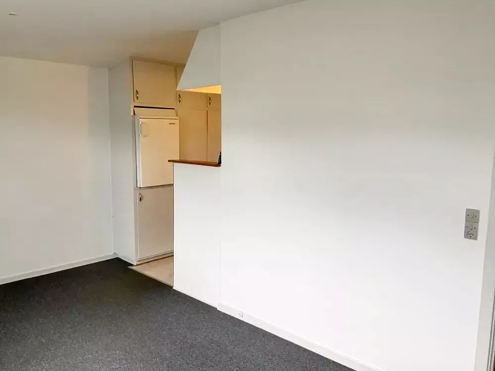 Lys 2-værelses på 44 m2 med indbyggede skabe og parkering