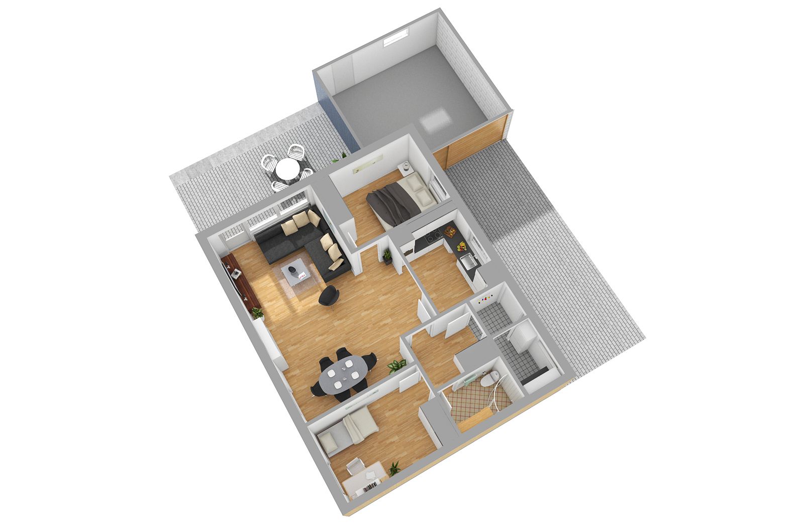Pænt istandsat hus med egen sydvendt og solrig have. 