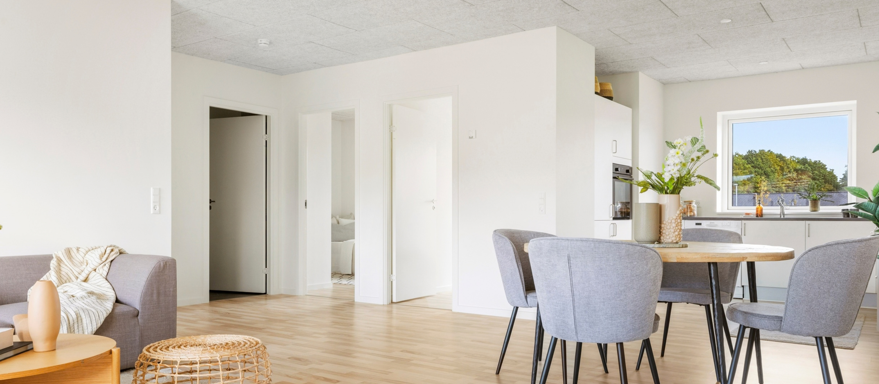 3 værelses rækkehus på Langkær i Rønde udlejes