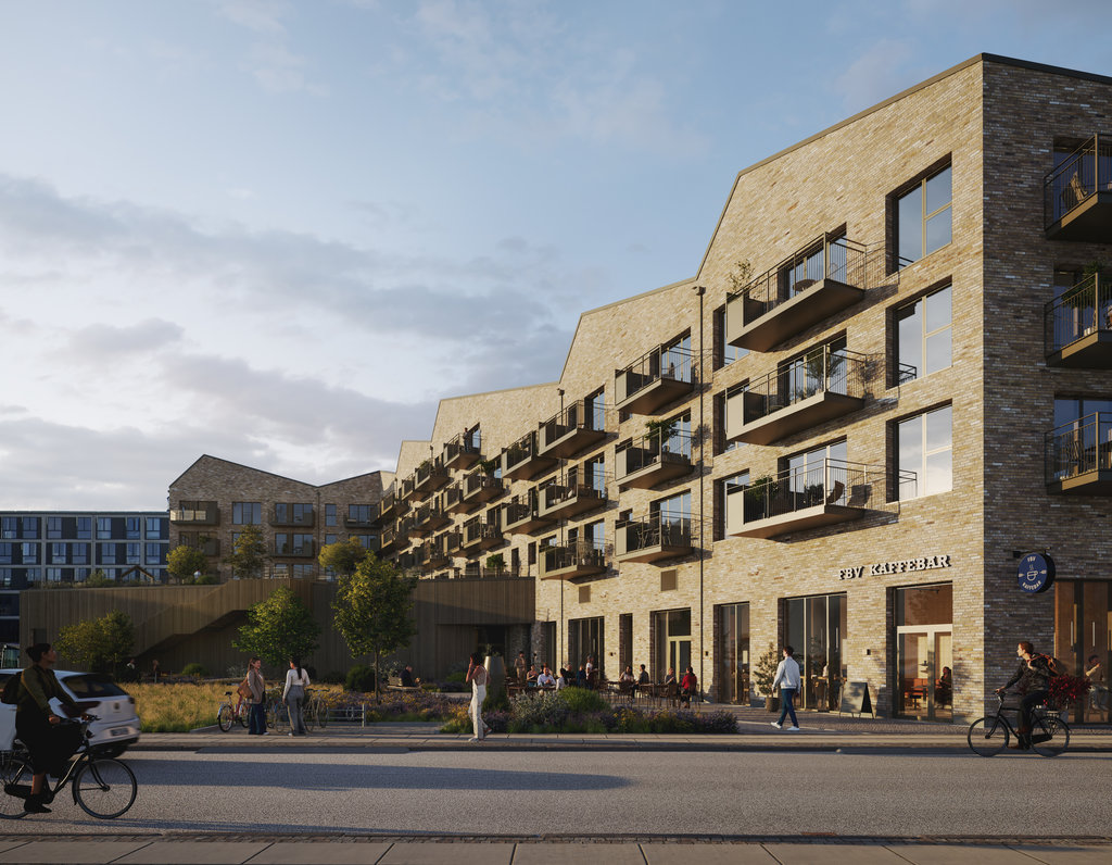 NYBYGGET SKØN 2-VÆRELSES PÅ ØVERSTE ETAGE MED HØJT TIL KIP OG ALTAN