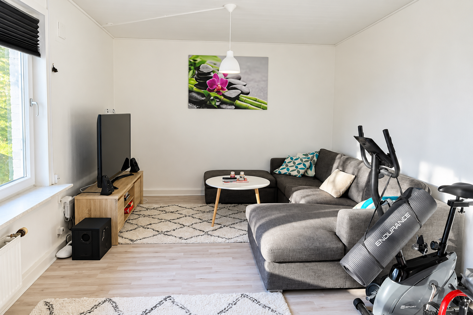 Renoveret rækkehus med egen have