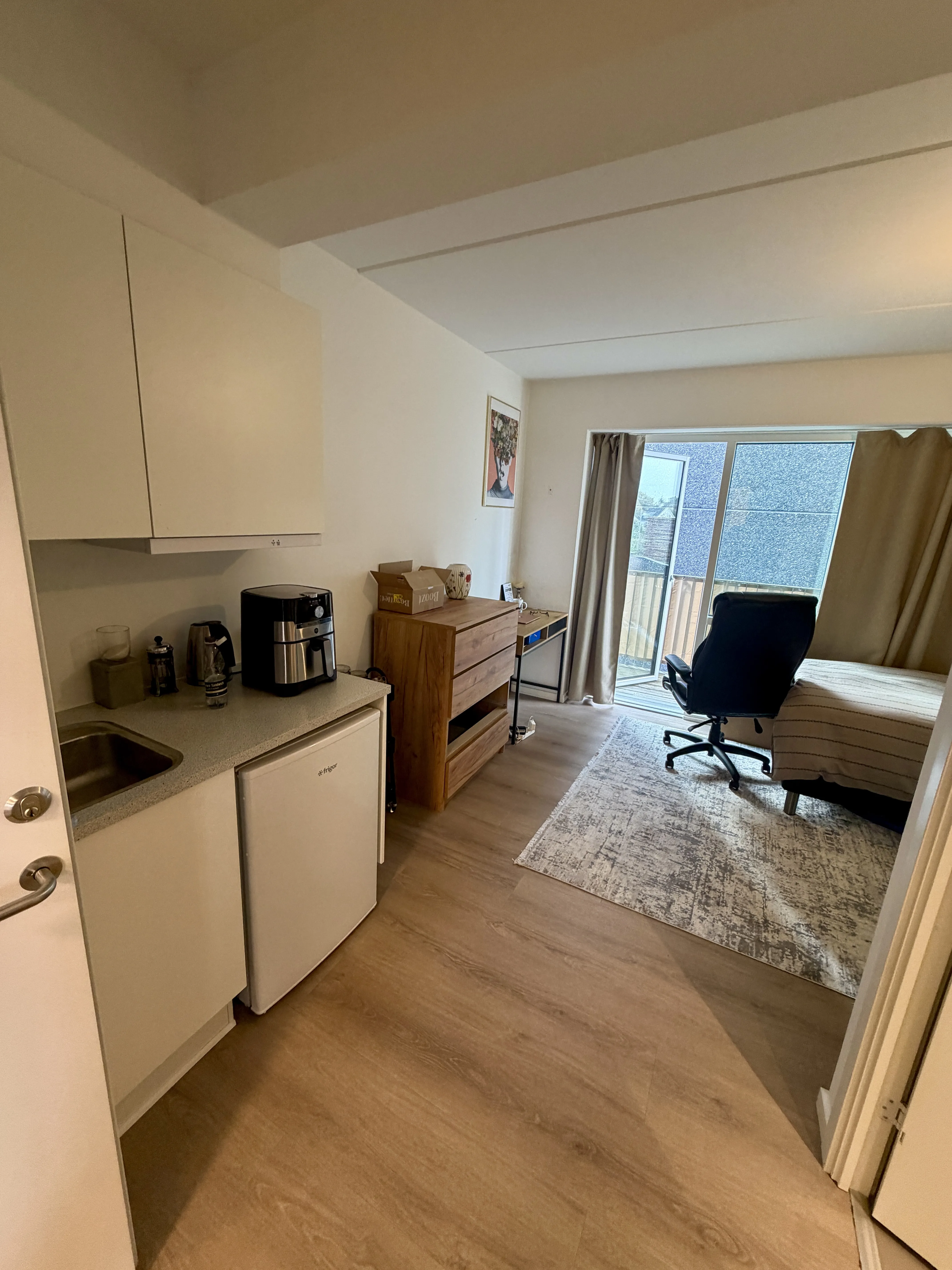 Moderne 1-værelses Lejlighed på 28m2