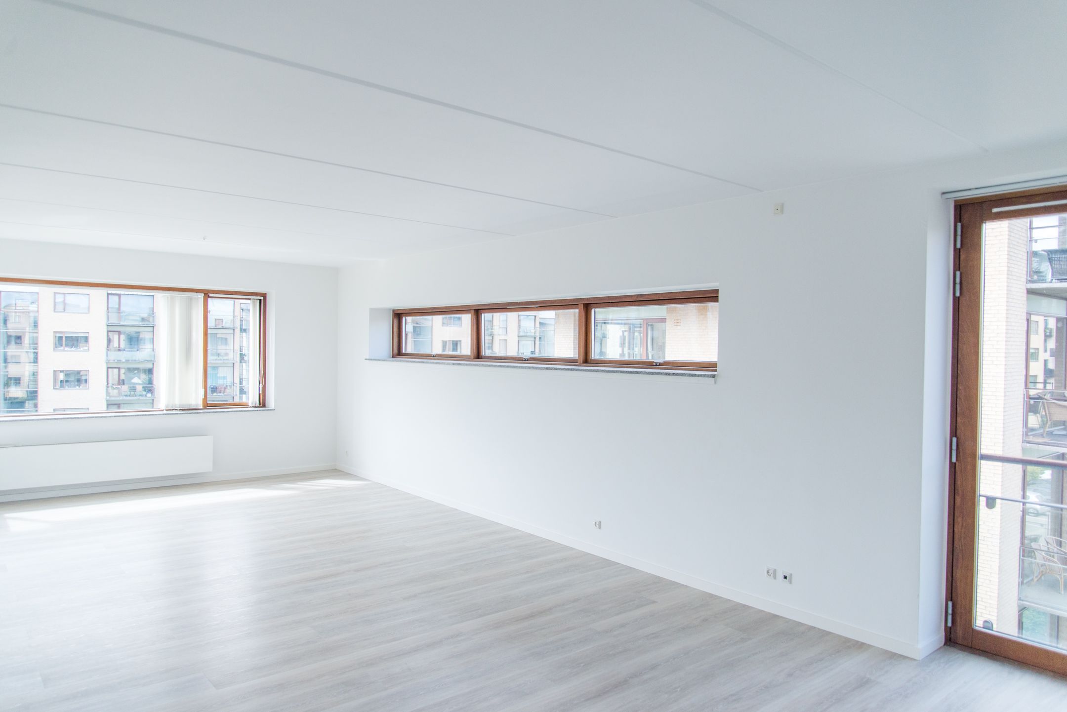 View of Øresund from an attractive 3-room apartment