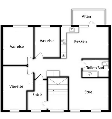 3- værelses lejlighed 