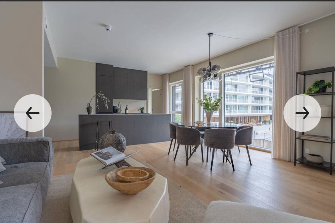 Helt ny 3 værelses lejlighed på 116 m²