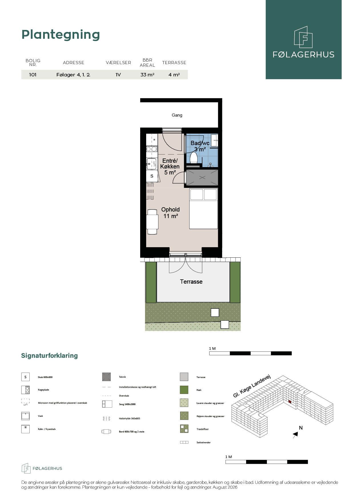 Moderne nybygget studiebolig - Følager Hus