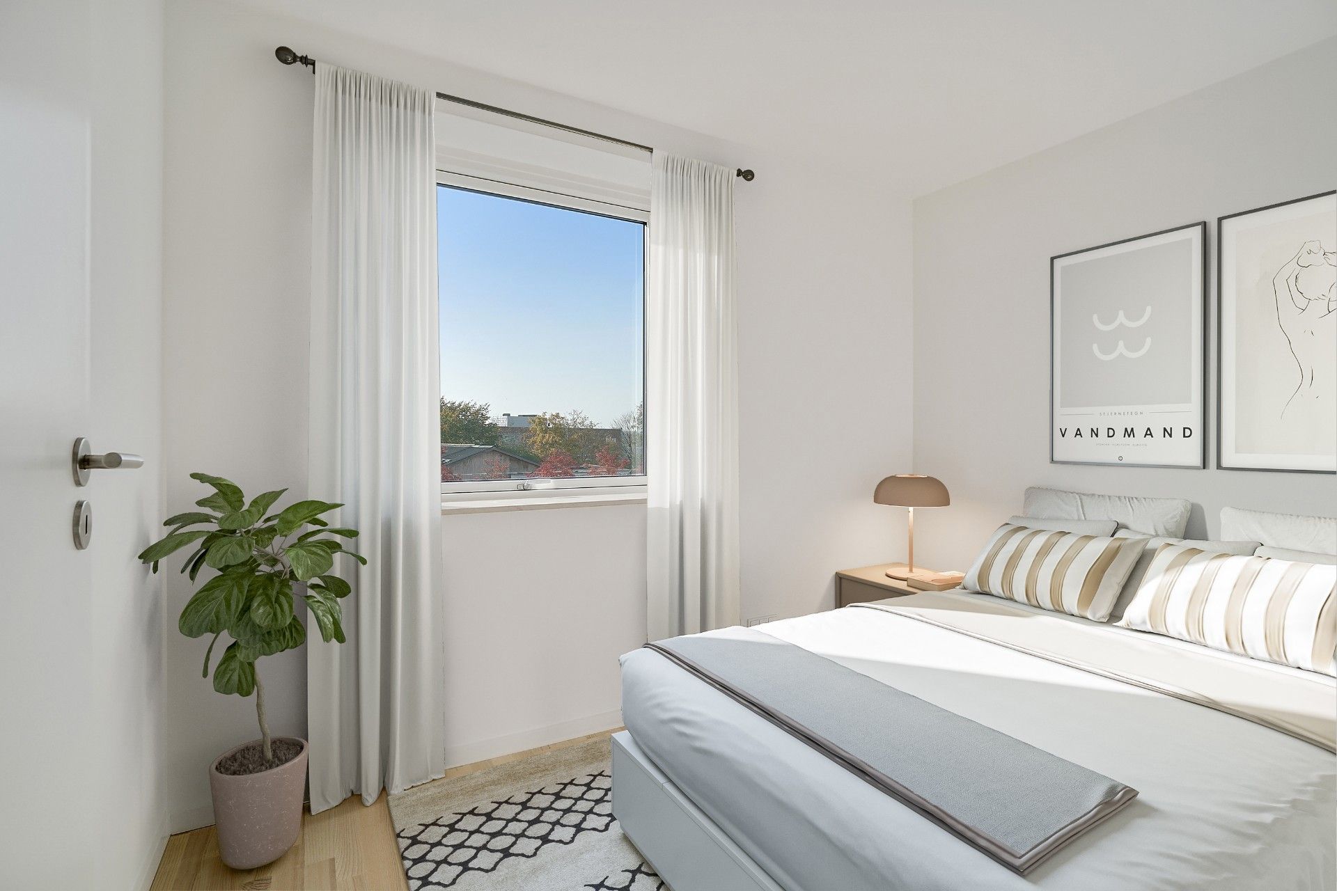 Moderne 2-værelses centralt i Hillerød