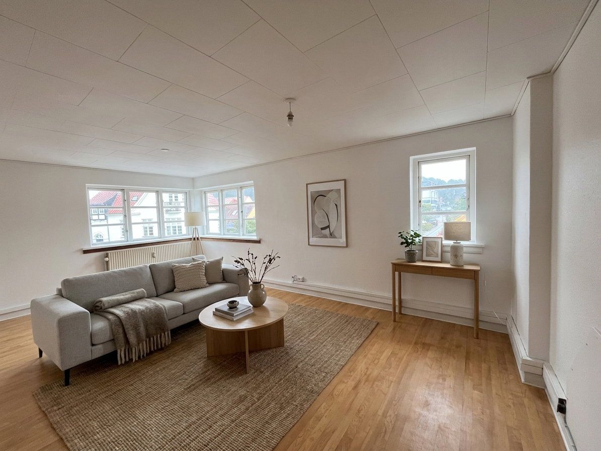 Attraktiv og rummelig 4-værelses lejlighed på 109 m² – centralt i Frederiksværk