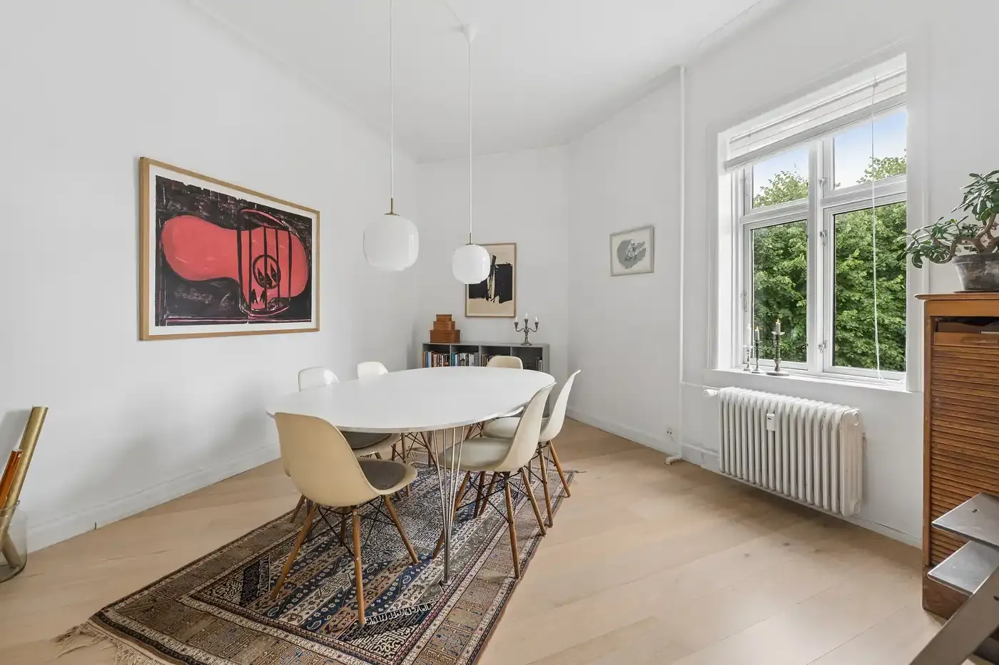 Eksklusiv herskabslejlighed med havkig og to stuer