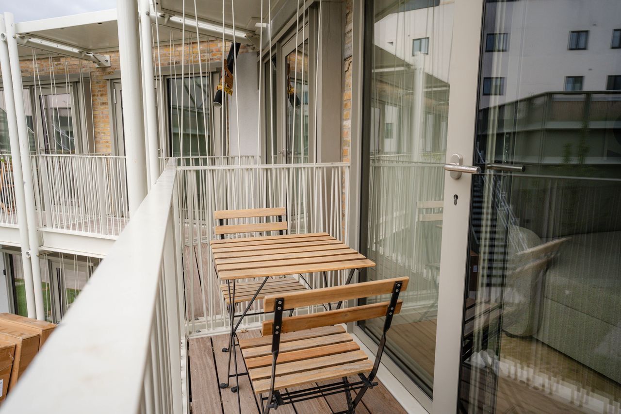 Fully furnished apartment doublex with all kitchen utilities, with wifi, heating, Bedroom and a living room with balcony.  (25 available apartments perfect for a company with multiple employees)