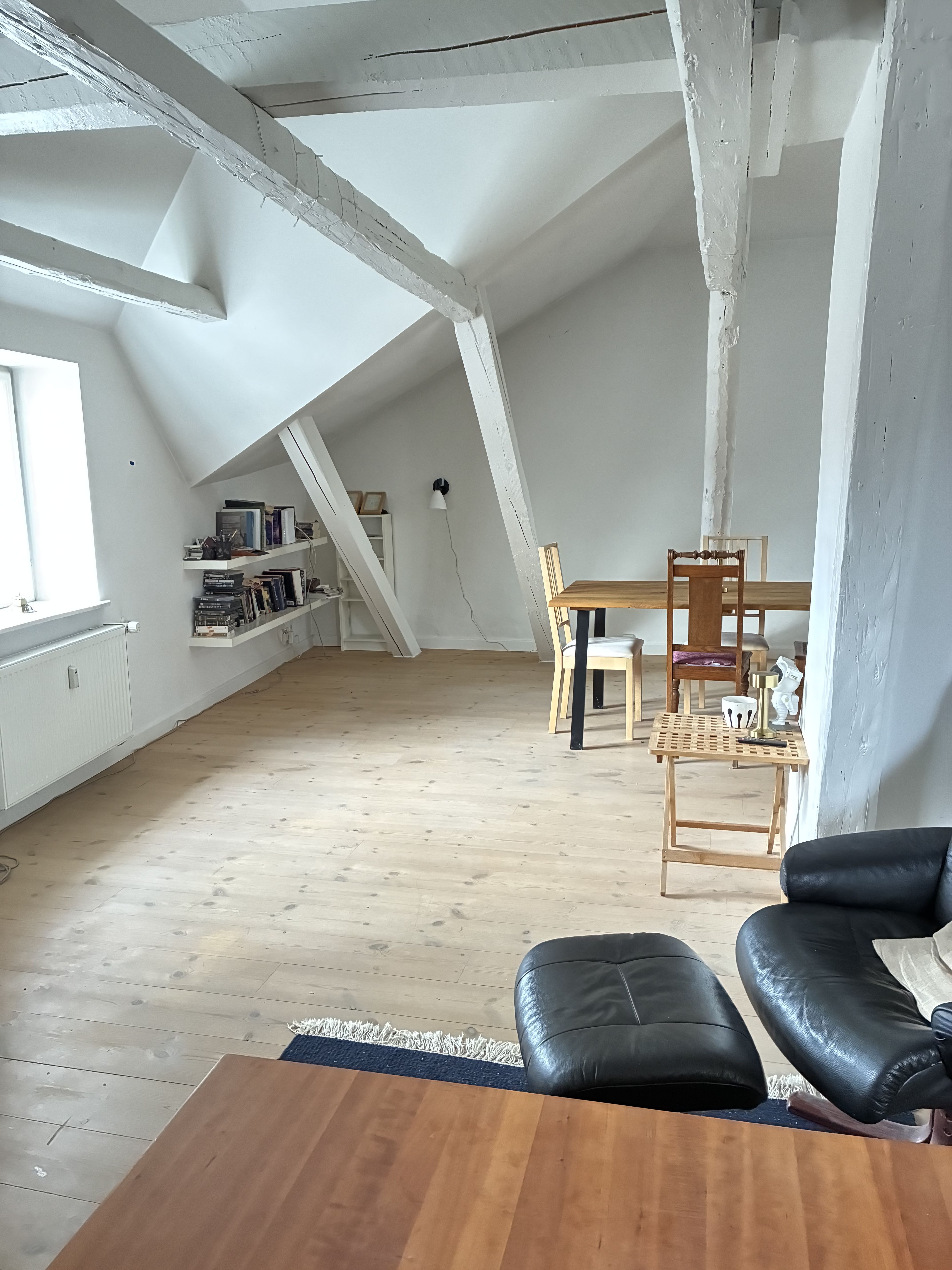 Flot étværelseslejlighed på 82 m² i historiske Norske Løve
