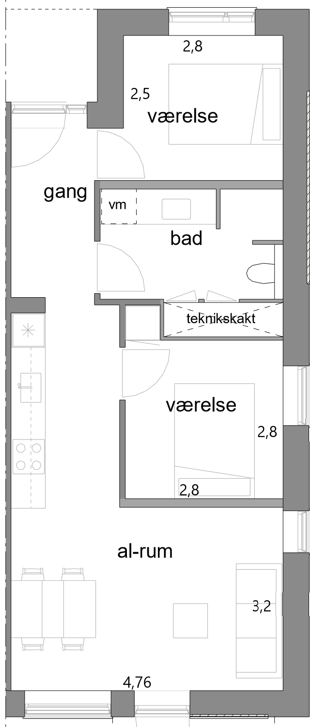 Nybygget og energivenlig