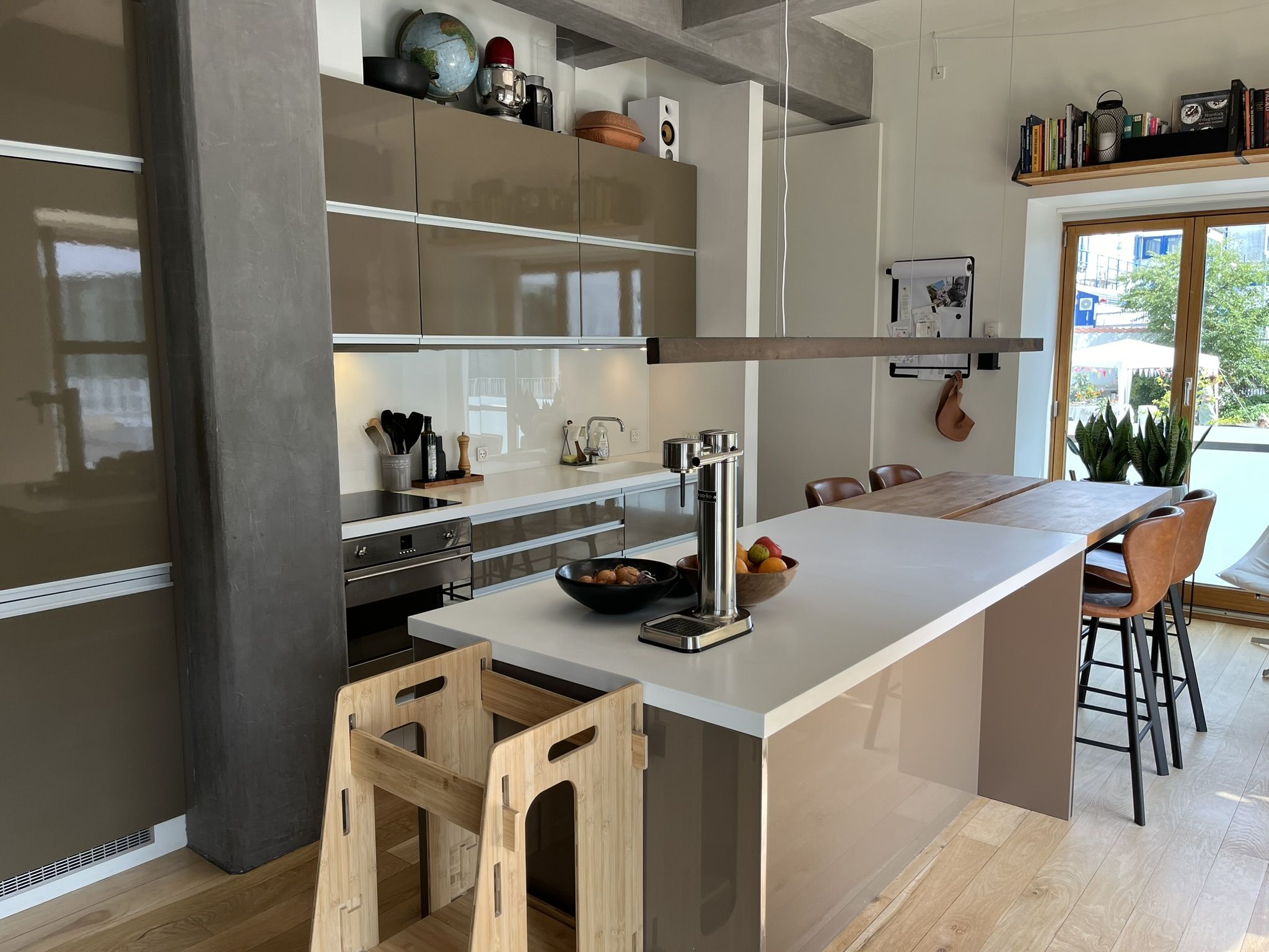 New Yorker-lejlighed med solfyldt terasse midt på Vesterbro