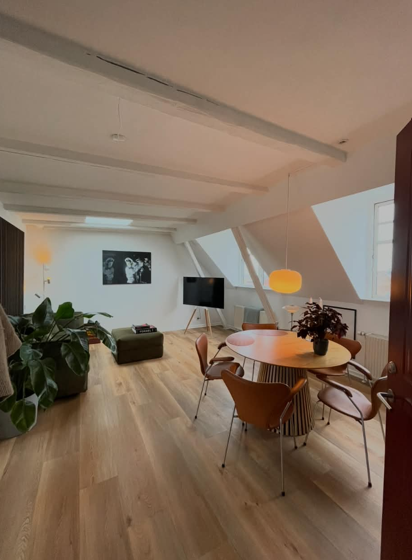 Charmerende taglejlighed med egen tagterrasse i hj - 59 m² - 14.500 kr