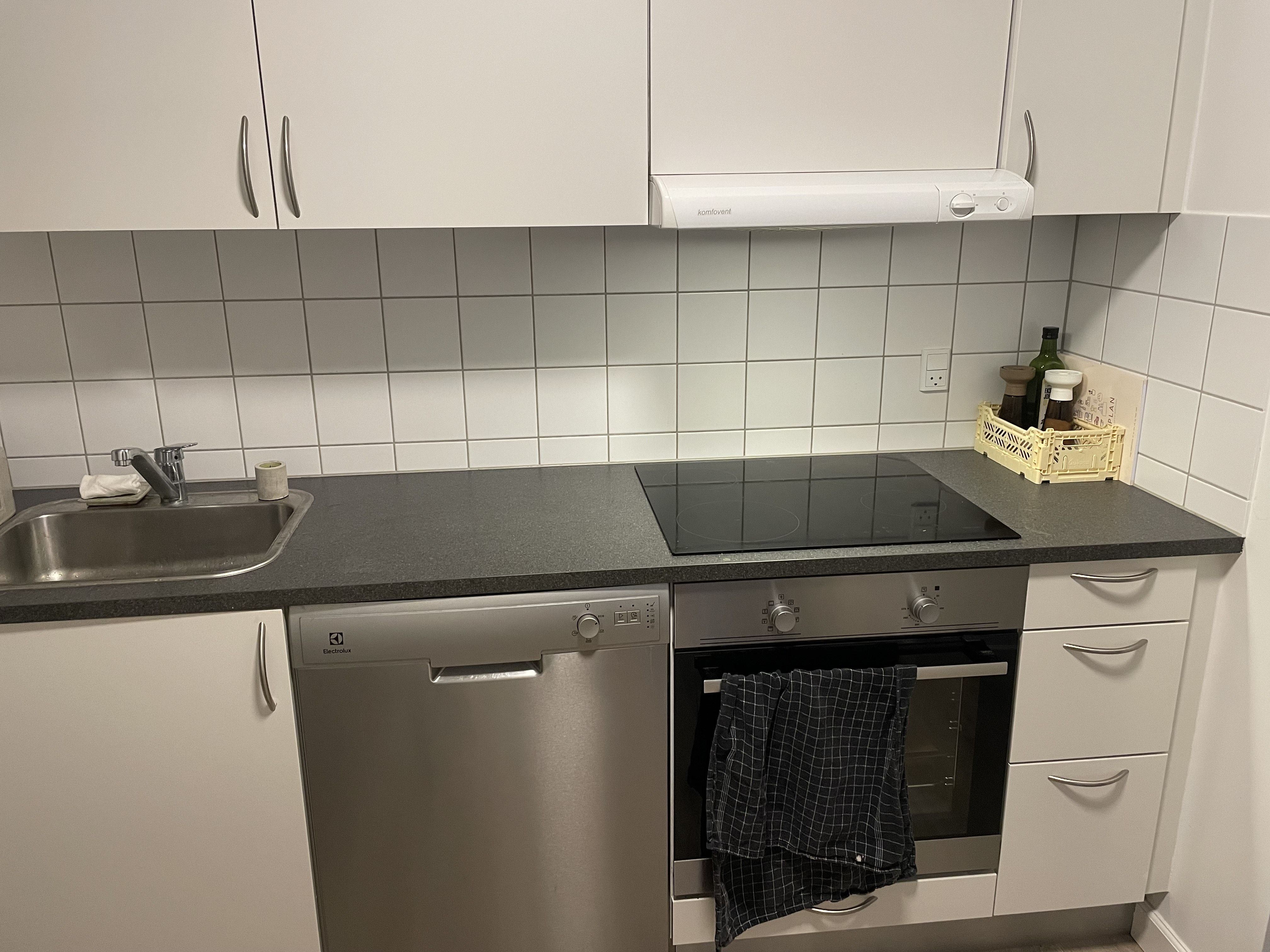 Rummelig og helt nybygget etværelses lejlighed