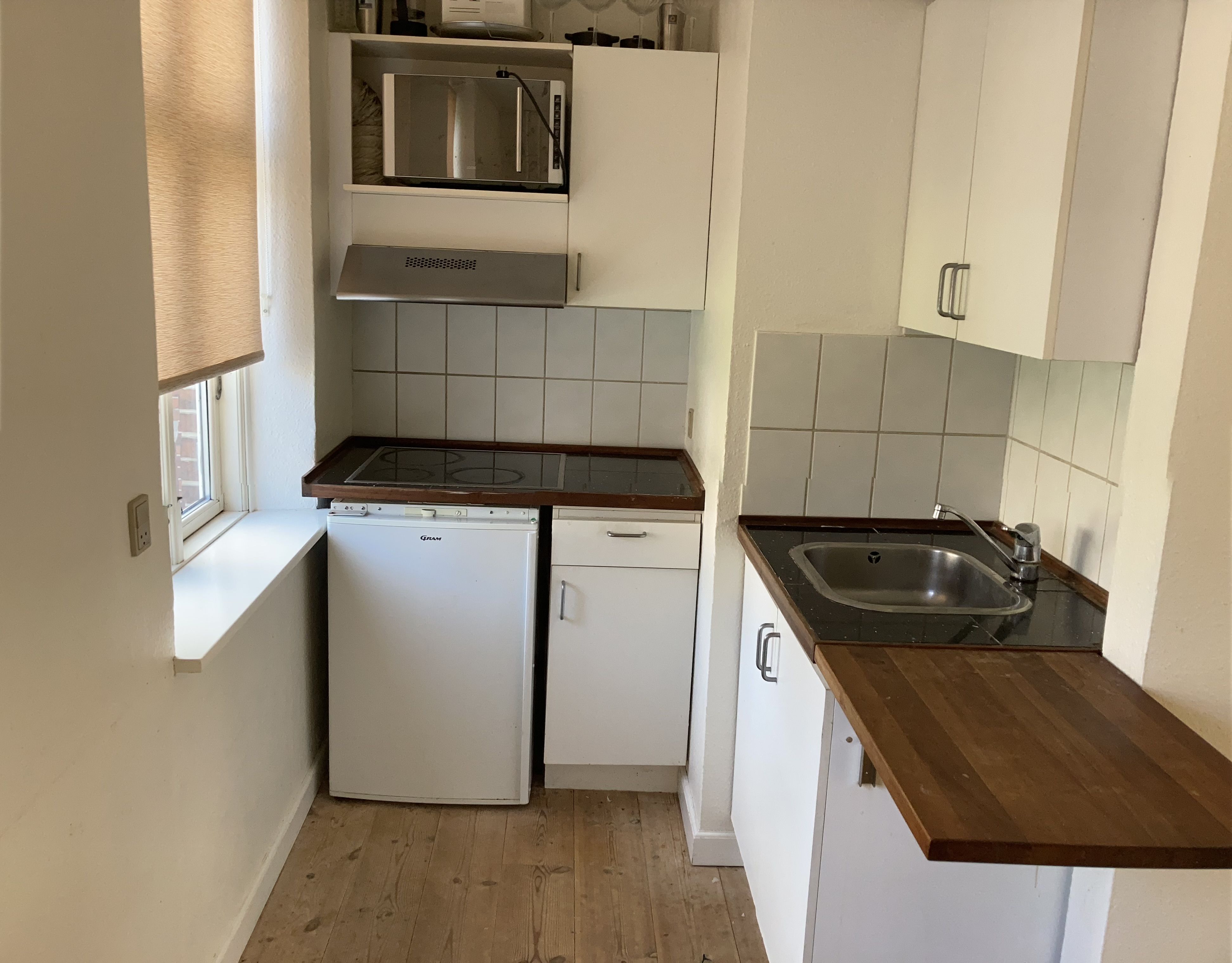 Hyggelig mindre 2 værelses centralt i Odense med fælles have.