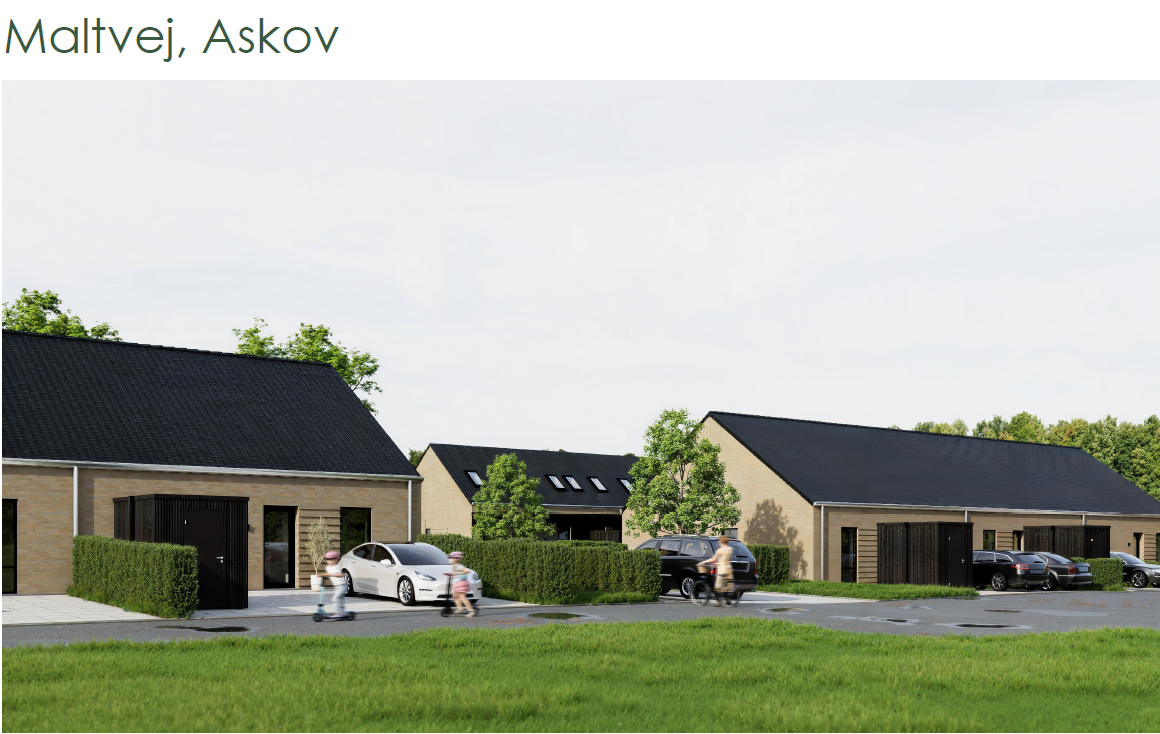 Nyt rækkehus på 98 m² i Askov – klar til indflytning 1. februar