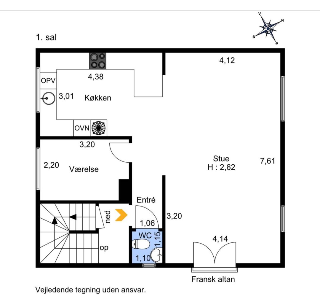 5 room, 124m2, villa apartment, from Feb 1st to April 6th