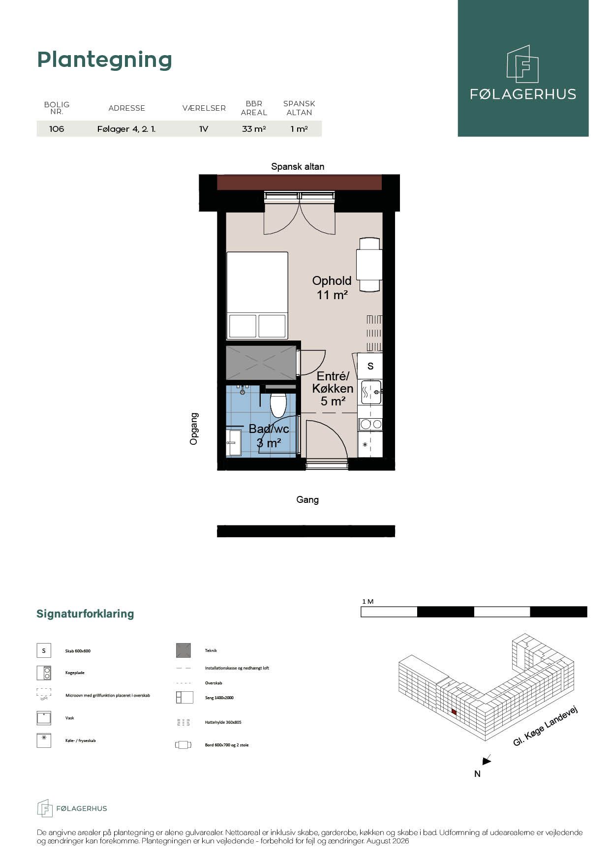Moderne nybygget studieboliger 