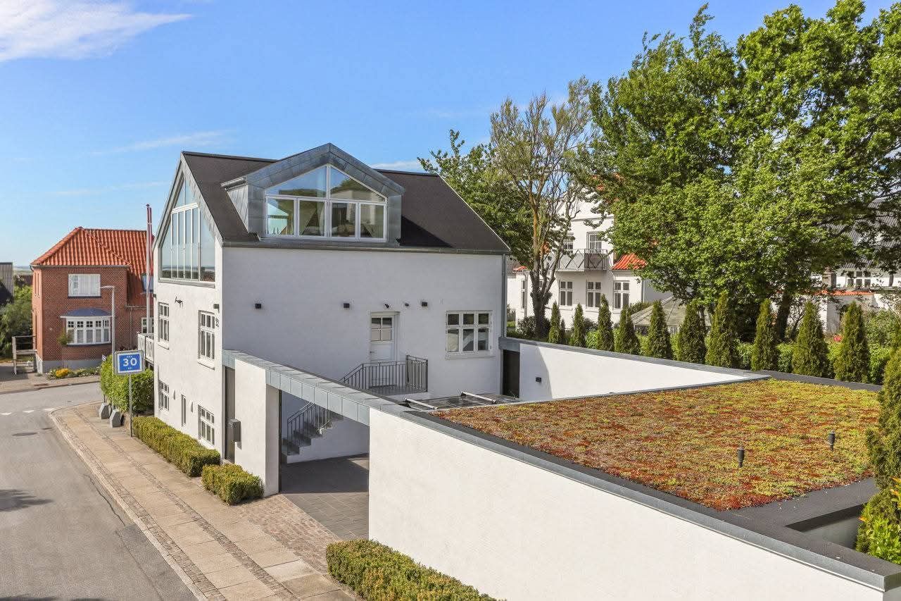 Udsigtsvilla til leje med fitnesscenter