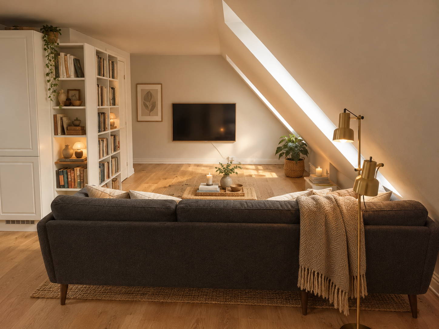 Super lækkert lejlighed i den total renoveret Postgården med ca. 7,5 m2 altan