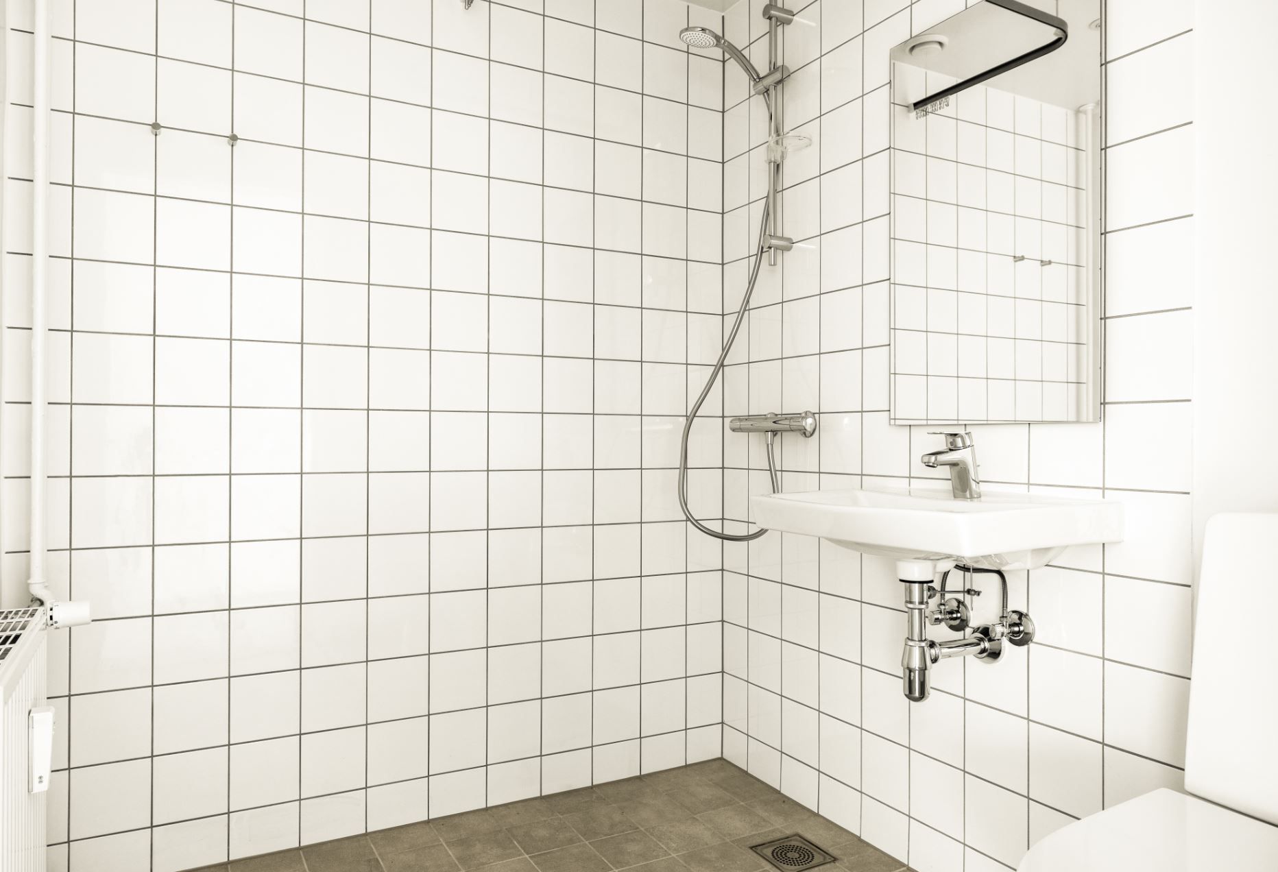 Renoveret bolig med altan