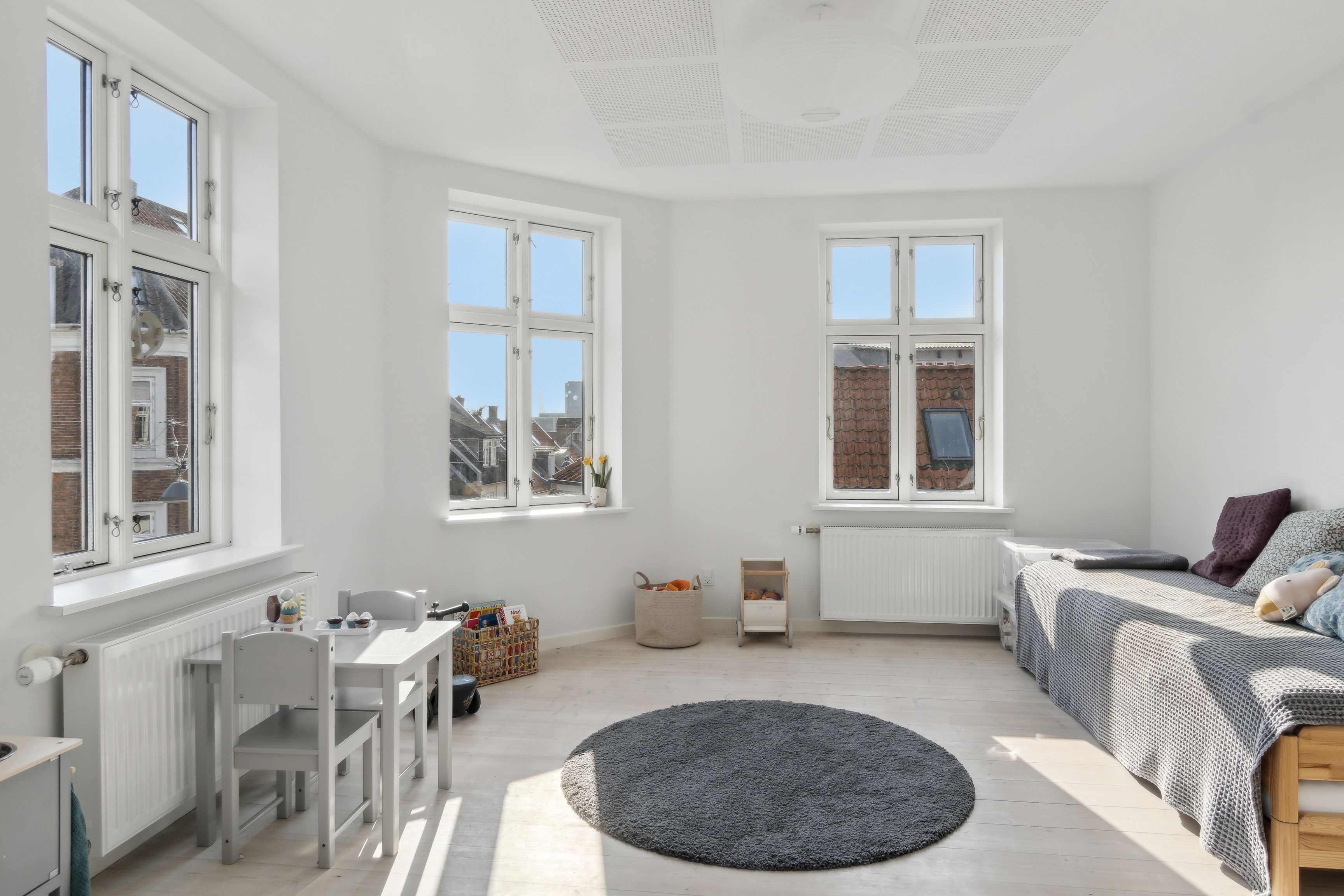 Unik 2-etagers penthouse med tagterrasser i Ø-gaderne