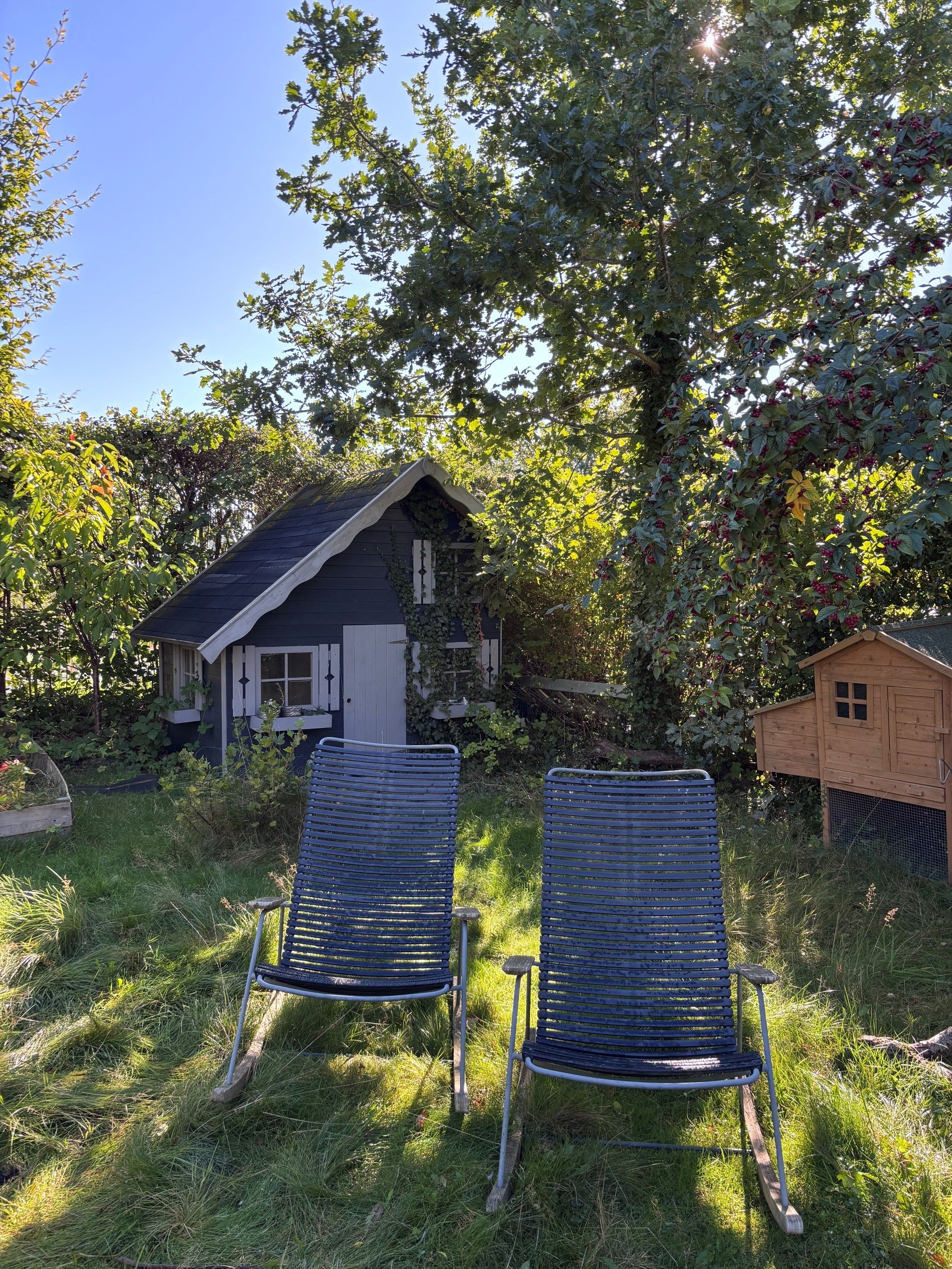 Halvt dobbelthus i Virum med dejlig have og sauna