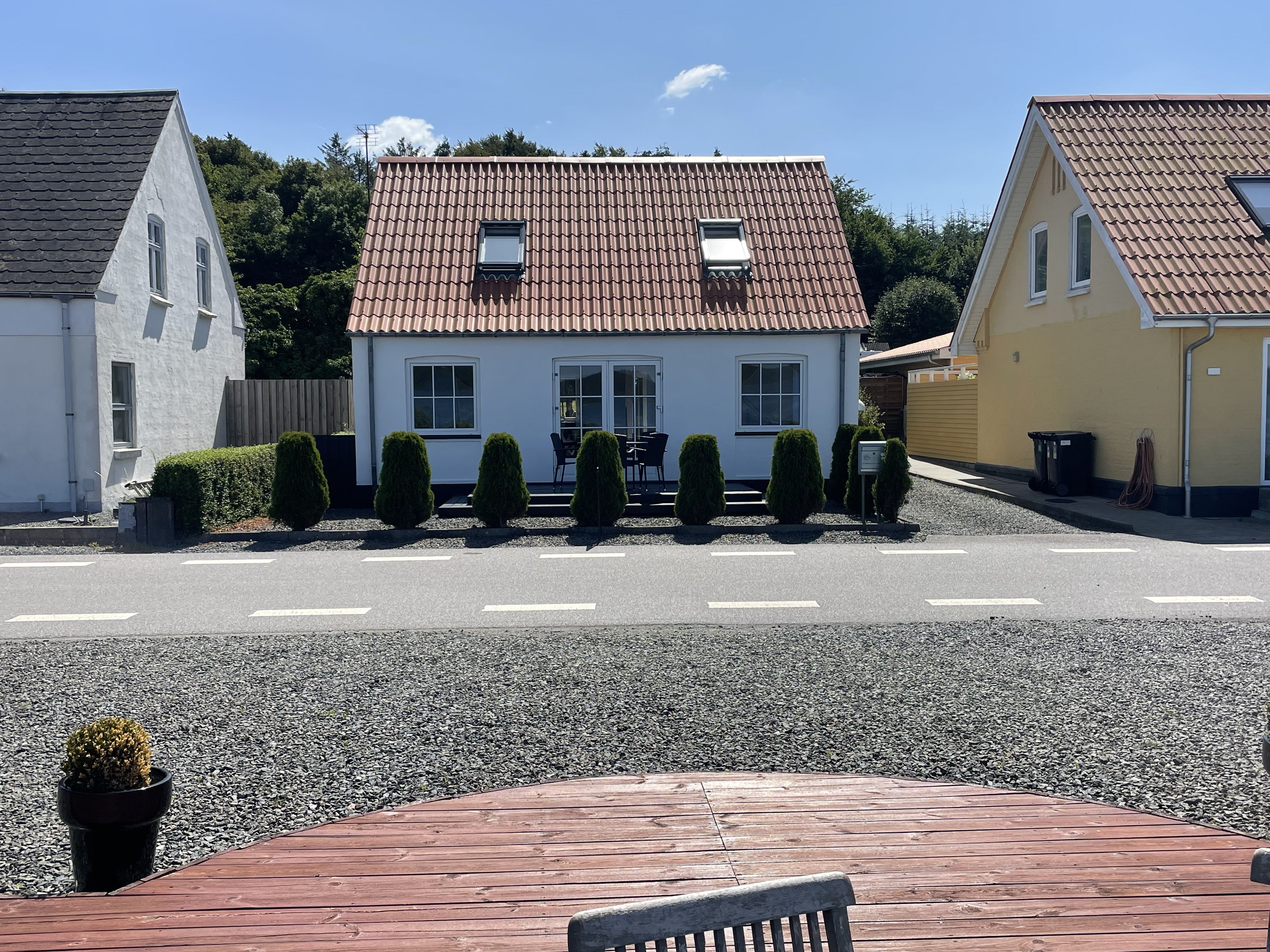 Fjordhuset i Dania - med privat terrasse til vandkanten