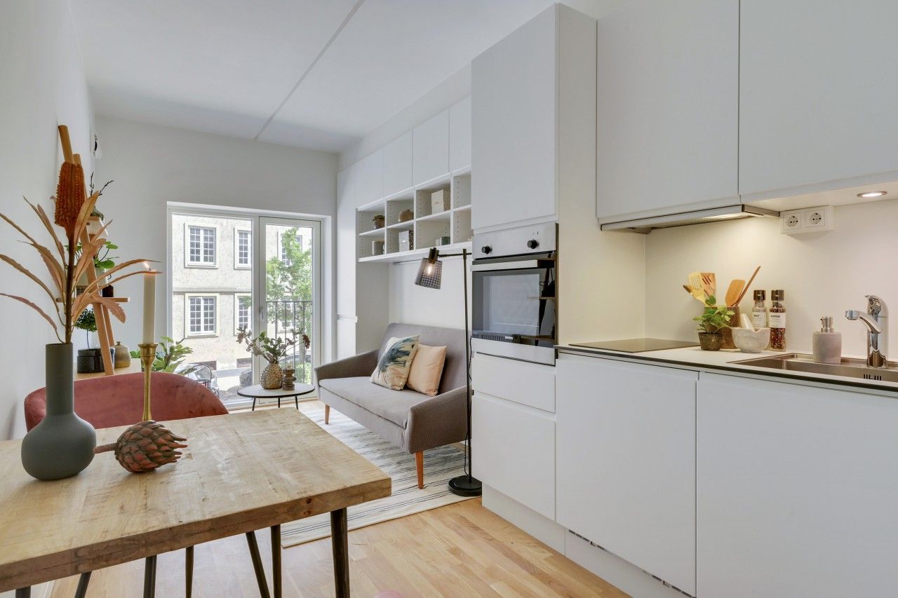 1 værelses lejlighed på C.F. Richs Vej i Frederiksberg udlejes