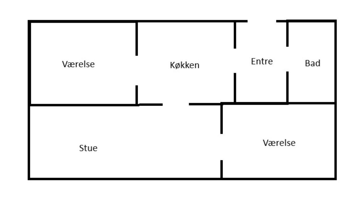 Hyggeligt hus med stor have