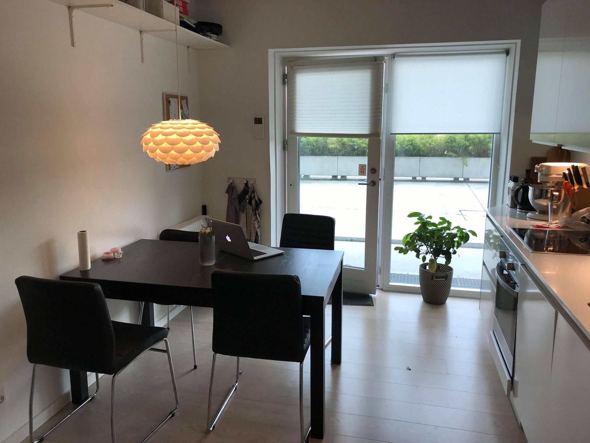 Skøn delevenlig lejlighed i gode omgivelser på Karolinegården