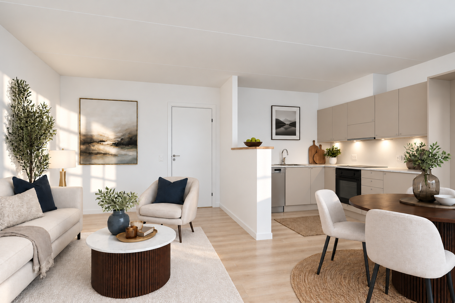 4 værelses rækkehus på Nørrebjerg Runddel i Odense Sø udlejes