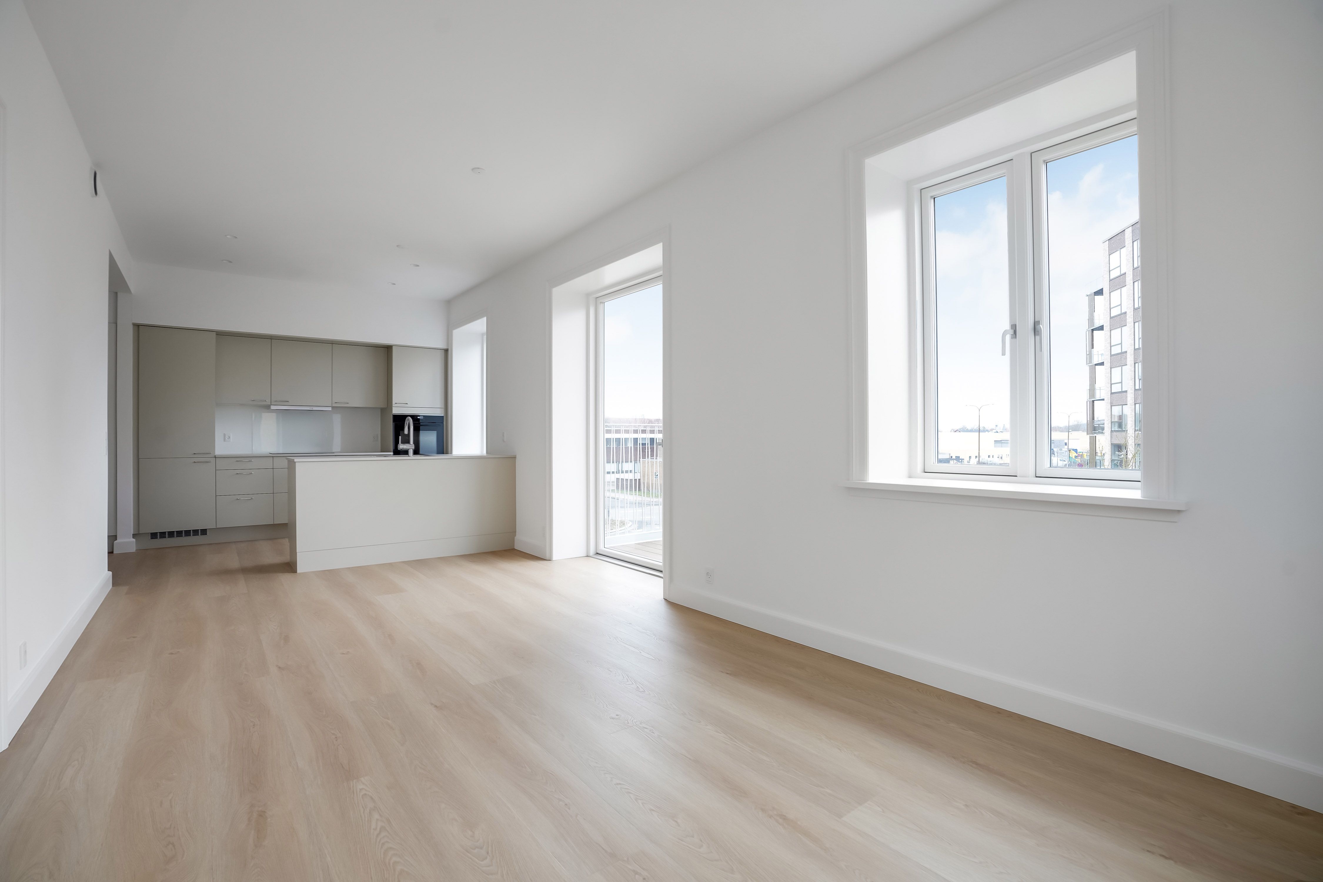 Nyopført 2-værelses lejlighed på 64 m² med terrasse.