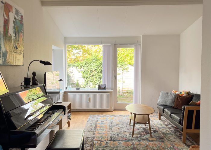 Hyggeligt baghus i to plan med egen terrasse i Aarhus C